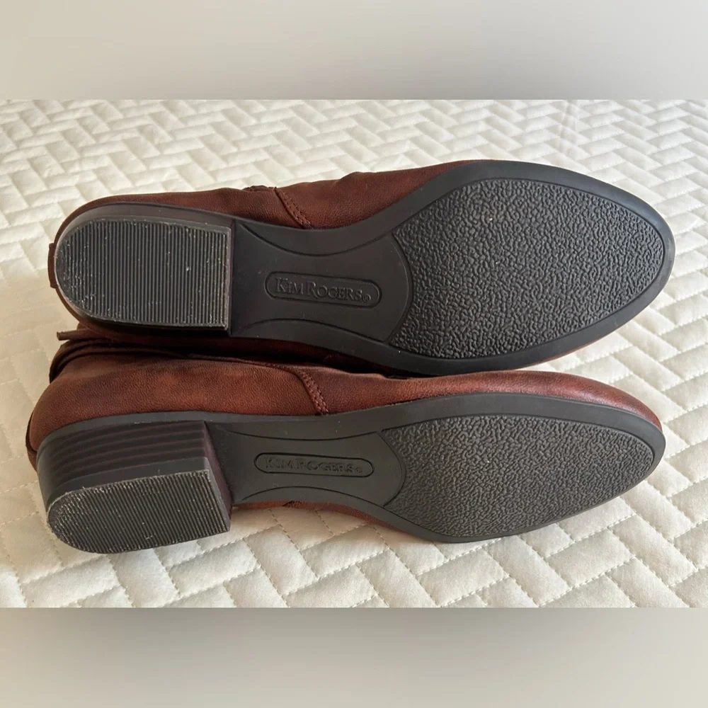 Women’s Brown Leather Ankle Boots - Picture 4 of 5